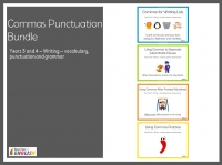 Commas Punctuation Bundle - Years 3 and 4